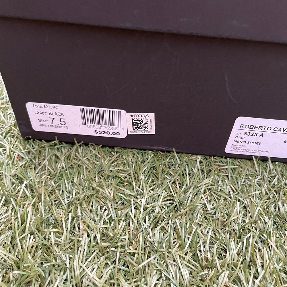 Size 7.5 Roberto Cavalli 8323 A Sneakers - Picture 12 of 12